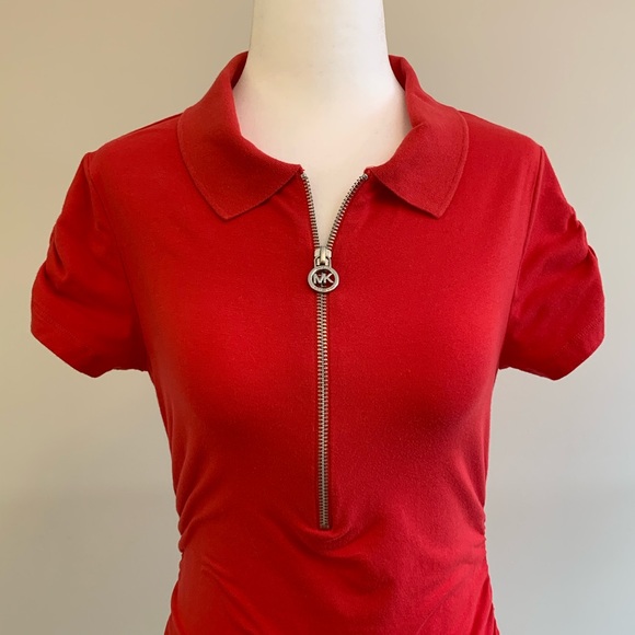 MICHAEL Michael Kors Tops - MICHAEL Michael Kors Zipper Polo Shirt